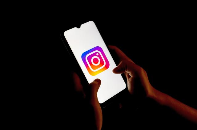 In this photo illustration an Instagram logo seen displayed on a smartphone screen in Chania, Greece on August 25, 2023. 